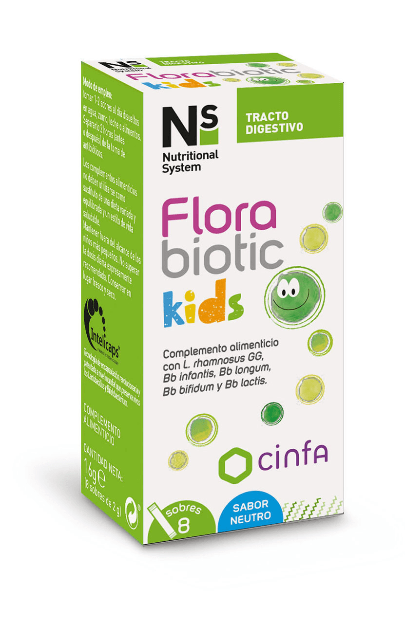 NS Nutritional System Florabiotic Kids Recuperador Instant 8 sobres