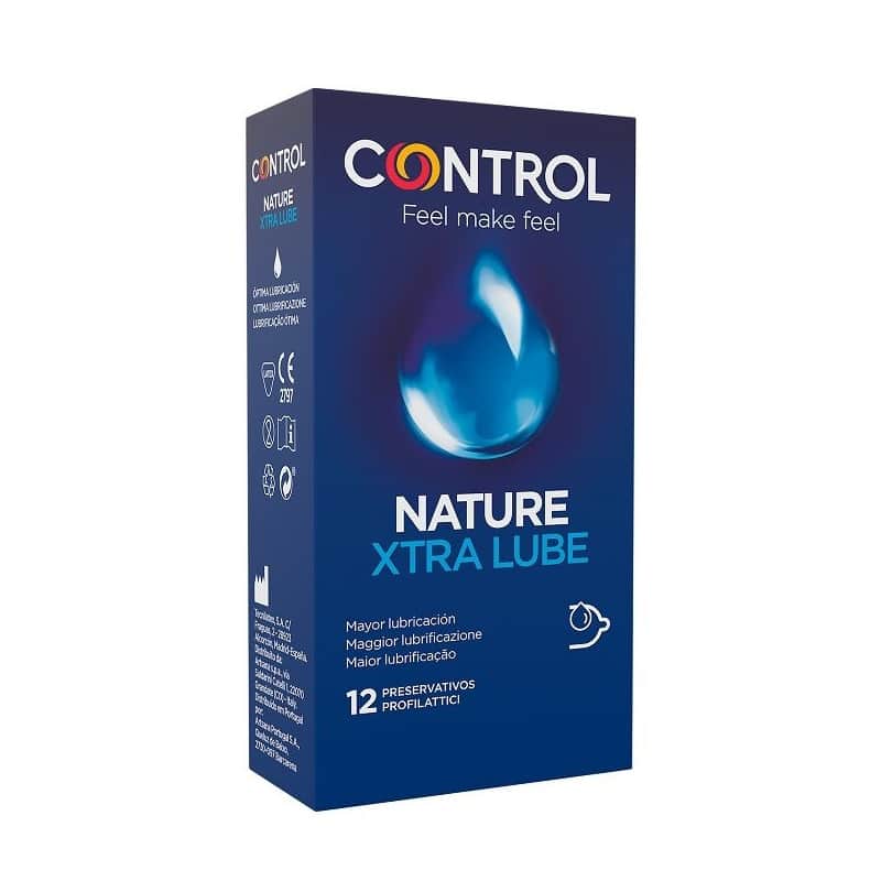 Control Nature Extra Lube Preservativos 12 unidades